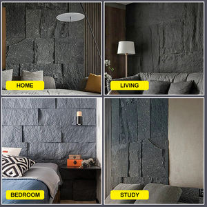 Paneles de Pared de Piedra de PU de Fábrica al por Mayor, Placas Artificiales Impermeables 3D para Decoración de Interiores y Exteriores - Product Image 2