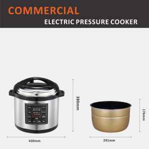 Ewant Home Appliances Cuisine 10L 1350W 70KPA Acier inoxydable Commercial Smart Autocuiseur électrique automatique - Product Image 3