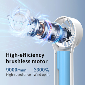 Ventilateur portable mini de bonne qualité, rechargeable par USB, faible bruit, 3 vitesses, pour la maison et la voiture - Product Image 5