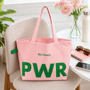 Bolso de mano de nailon rosa para ir al trabajo, bolso de hombro informal de gran capacidad, sencillo, portátil, a la moda para viajar - Product Image 4