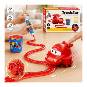 Syringe Extrusion <b>Slime</b> Track Car Kids Crafting Skill Exercise Rechargeable Vehicle Navigation Workshop Supply <b>Kit</b> - Product Image 3