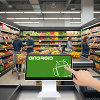 Terminal de point de vente tactile ultra-fin 15,6 pouces RK3568 WiFi/BT Android 11 certifié CE/FCC pour supermarché et commerce de détail avec SDK