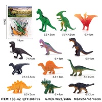 Lot de 2,5 pouces de figurines en PVC pour enfants, jouets en PVC de sécurité pour enfants, petite figurine d'animal avec les 12 modèles du zodiaque chinois