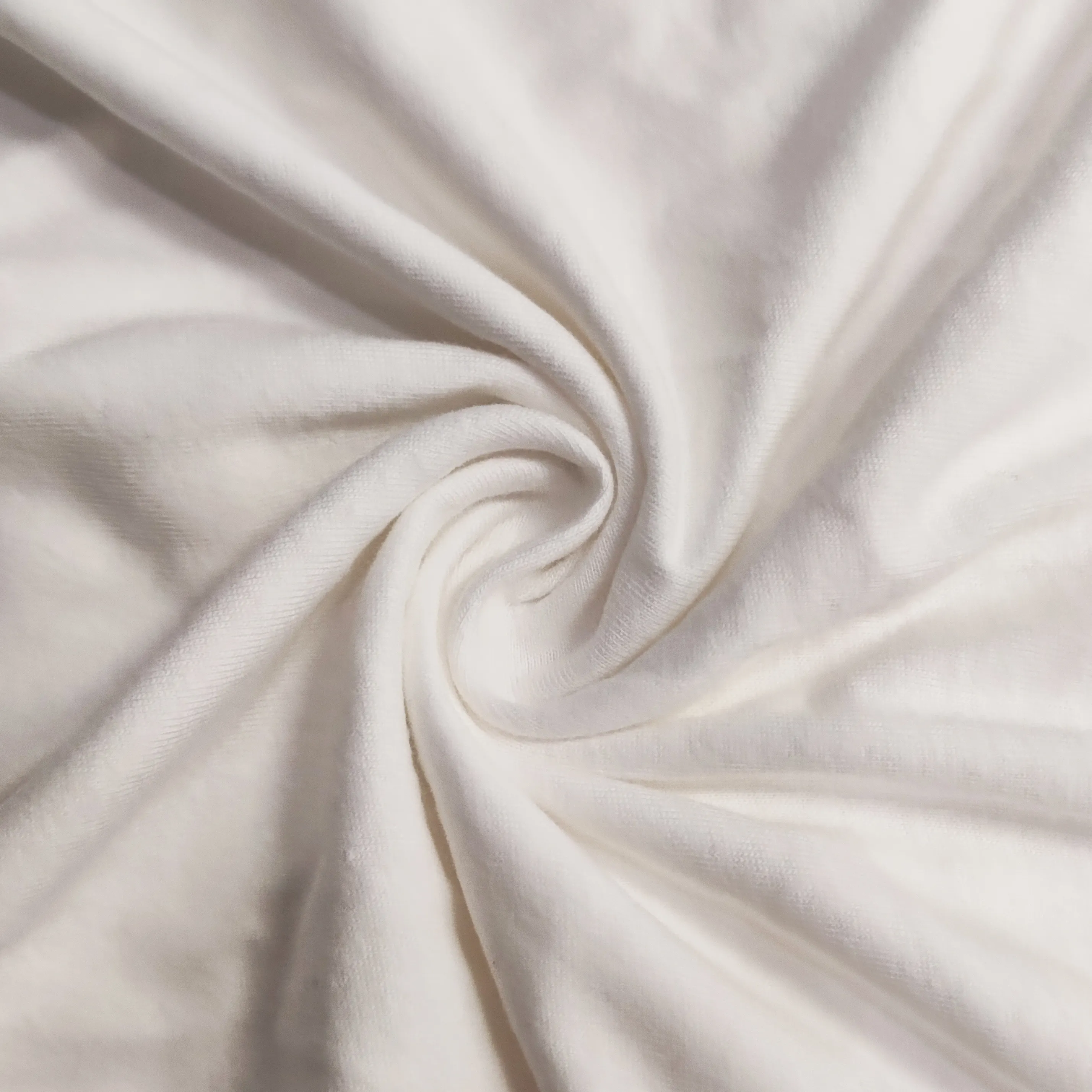 Tecido de alta qualidade amostras grátis 170GSM 100% algodão tricotado tecido para camisetas