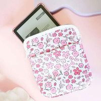Étui pour Kindle Bookish, pochette pour livre, fermeture éclair, poche avant, housse en néoprène pour liseuse électronique, étui pour livre, accessoires Kindle