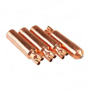 Copper Filter Drier Copper Tube With Plastic Cover In Refrigeration System Replacement Reservoir Accumulator For Fridge