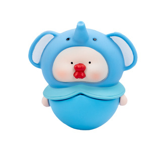 Yu Mo Craft Bobo Tumbler Cute Pet Resin Ornament Creative Figurine Desk <b>Decoration</b> Gift Set - Product Image 5