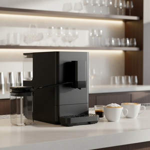 Machine à <span class=keywords><strong>café</strong></span> entièrement automatique et programmable, légère, avec système de préparation du lait <span class=keywords><strong>en</strong></span> poudre, pour usage domestique, commercial, hôtelier et bar. - Product Image 1