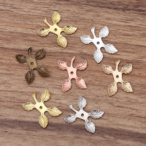 Peça de Flor de Cobre 21 * 18mm Folhas Não Porosas (08994) - Product Image 3