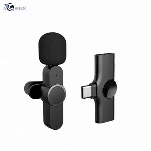 Micrófono Inalámbrico UHF Lavalier para Teléfono Inteligente Android Portátil, Sistema de Micrófono Mini de 2.4G - Product Image 1