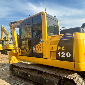 Excavatrice Komatsu <span class=keywords><strong>120</strong></span> d'occasion de haute qualité, équipement de construction de 12 tonnes en bon état - Product Image 3