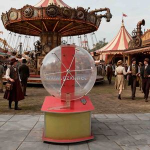 Asta di Gala di beneficenza ad alta capacità 800 palla meccanica ibrida che disegna la macchina della lotteria del legno - Product Image 5