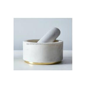 Herb & Spice Tools Mortero y mortero de mármol Premium - Product Image 4