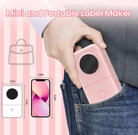 AMZ printer mini portabel, printer portabel mini saku pintar D30 untuk penggunaan sehari-hari