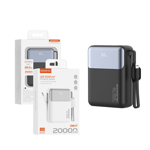 Cargador Portátil con Pantalla LED, 20000 mAh de Capacidad, Cable Tipo C, Doble Puerto USB-A y USB-C, Carga Rápida para iPhone - Product Image 4