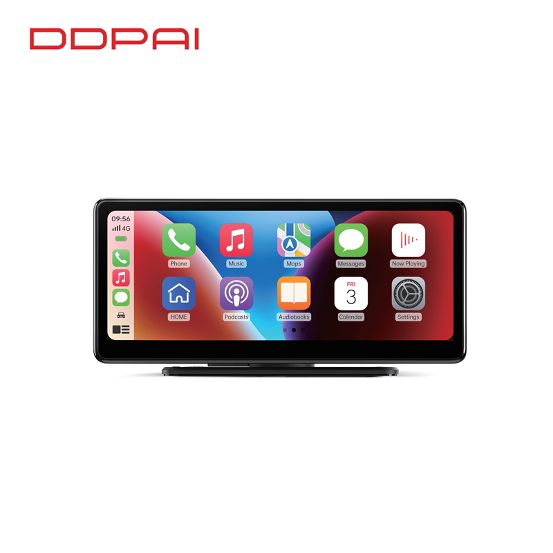 DDPAI M5S Kamera Mobil Full HD 1400P, Kamera Mobil Full HD 1080P 256GB 8.9 Inci, Kamera Dasbor Kotak Hitam dengan Wifi Gps Bluetooth