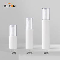 BSCI WCA ISO9001 Eco-Friendly15ml 30ml 50ml PP givré flacon de pulvérisation Lotion pompe Airless bouteille sous vide pour emballage de cosmétiques
