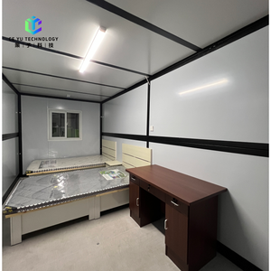 <span class=keywords><strong>Cabine</strong></span> Modulaire en Acier à Montage Rapide, Conception Pliante Préfabriquée pour Bureau Temporaire, Logement de Chantier, Utilisation en Camp, Maison Pliante - Product Image 6