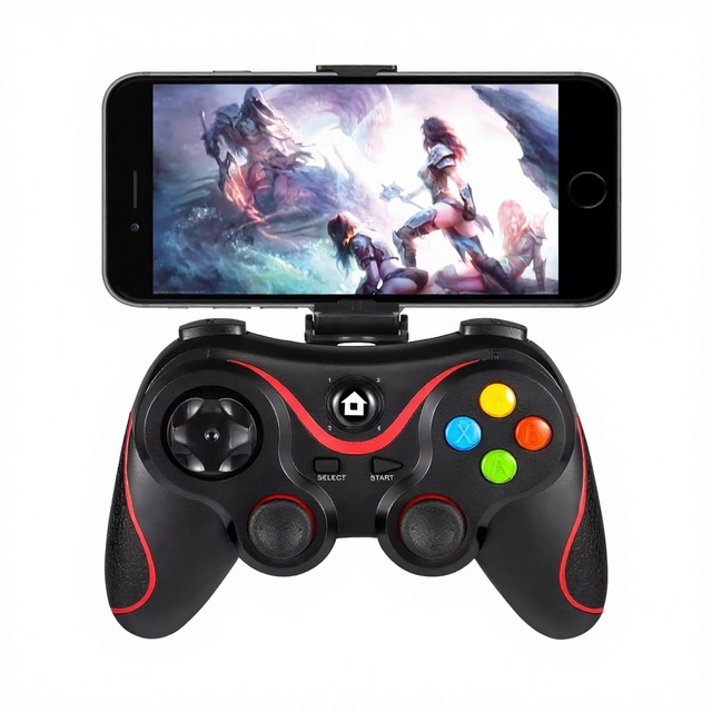 Multi Platform BT Wireless Controller V8 for Mobile Gaming on IOS Android PC V8 BT Wireless Remote Gamepad for Pc