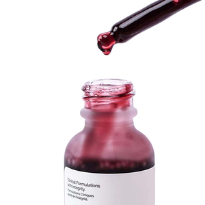 Suero iluminador de renovación de la piel para el cuidado de la cara, exfoliación química de ácido láctico con vitamina C salicílica mandélica, forma líquida vegana AHA - Product Image 5