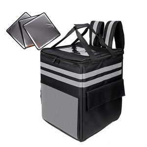 <span class=keywords><strong>Sac</strong></span> à <span class=keywords><strong>dos</strong></span> isotherme imperméable en polyester personnalisé pour la livraison de nourriture avec fermeture à glissière - Product Image 1