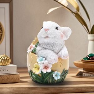 Estatua <span class=keywords><strong>de</strong></span> Resina <span class=keywords><strong>de</strong></span> Conejo <span class=keywords><strong>de</strong></span> <span class=keywords><strong>Pascua</strong></span> <span class=keywords><strong>de</strong></span> China, Decoración <span class=keywords><strong>de</strong></span> Hogar con Animales en 3D, Regalo <span class=keywords><strong>de</strong></span> Primavera con <span class=keywords><strong>Huevo</strong></span> - Product Image 4