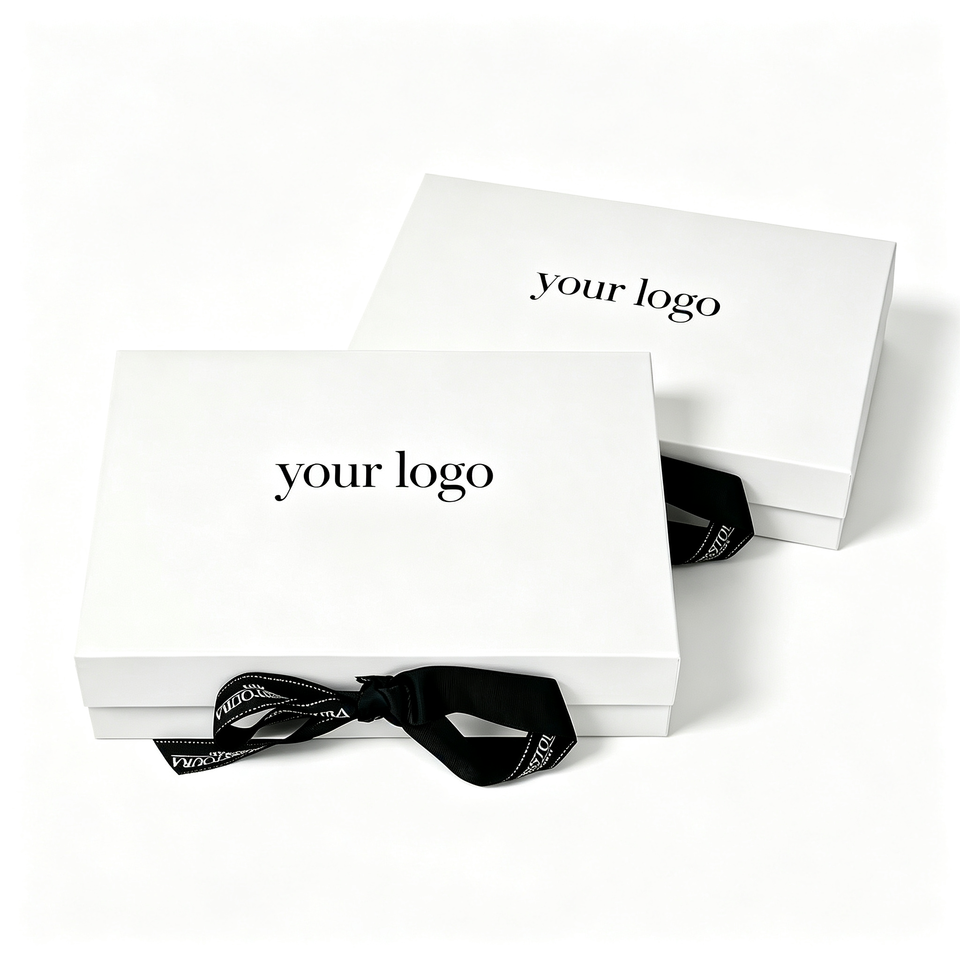 Custom Printed Logo Glossy Lamination Sponge Lined Self Erecting Rigid ...