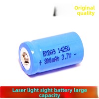 Batterie au lithium rechargeable d'origine 14250 3.7V, viseur laser rouge-vert, électronique grand public