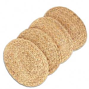 Manteles Individuales Blancos para Utensilios de Cocina, Juego de 8 Manteles Individuales de Lino para Mesa de Comedor, Mesas Redondas, 6 Manteles Individuales de Pascua para Interiores - Product Image 6