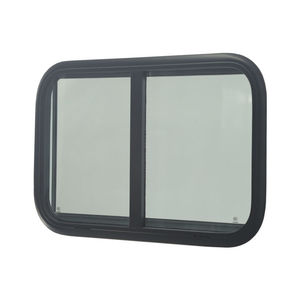 Venta caliente de una sola capa de vidrio templado caravana deslizante Rv remolque ventana con cortina y <span class=keywords><strong>mosquitera</strong></span> - Product Image 1
