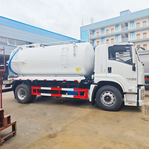 รถบรรทุก ISUZU GIGA 4x2 12 ตัน สำหรับดูดสิ่งปฏิกูลแบบเจ็ท 10 ตัน พวงมาลัยขวา รถดูดสิ่งปฏิกูลแบบถังสุญญากาศ รถบรรทุกถังเก็บของเสีย - Product Image 4