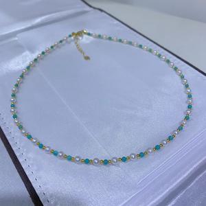 Colliers élégants pour femmes Wenchi, style religieux, chaînes d'accessoires transfrontaliers, perles de 4-5 mm, automne-hiver, modèle pour pulls - Product Image 3