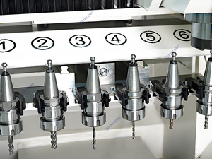 Chính xác thiết kế máy phay <span class=keywords><strong>CNC</strong></span> 6060 4040 với đầy đủ kèm theo thiết kế cho độ chính xác cao kim loại khắc và cắt - Product Image 5