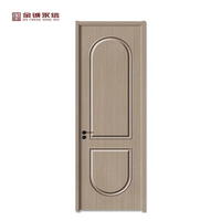Porte intérieure en bois massif insonorisée, design moderne, sans peinture, pour hôtel, vente en gros directe usine, marques haut de gamme