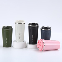 Gobelet isotherme personnalisé en acier inoxydable pour le voyage, camping et feu de camp, avec couvercles rabattables