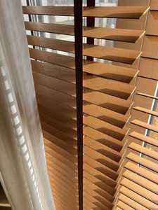 Điện/bằng tay bằng gỗ và màu trắng paulownia Basswood Chất liệu rèm <span class=keywords><strong>Venetian</strong></span> cho nhà - Product Image 4