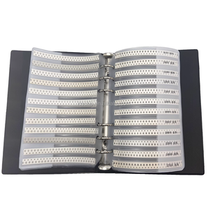 Resistor Sample <b>Book</b> 0201 0402 0603 0805 1206 1% 0-10M Ohm Assorted kit sample <b>book</b> For Engineers Experiment - Product Image 1