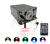 Kit d'éclairage d'arbre en fibre optique scintillante à LED à changement de couleur 0,75 mm avec télécommande et contrôle par application Wi-Fi, éclairage extérieur de jardin IP54
