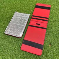 Prêt à expédier nouveau Design en cuir PU Golf Score porte-carte Yardage livre couverture Golf cadeau accessoire