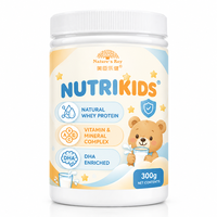 Poudre de protéines pour enfants en marque blanche OEM/ODM – Mélange de whey, soja, DHA, CPP, calcium, fer, zinc, multivitamines pour la croissance et la nutrition