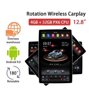 NaviHua 12.8" Android 8.1 <b>System</b> 4+32G 2 Din 360 Degree Rotating for Universal Tesla Machine Screen Multimedia Navigator - Product Image 3