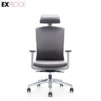 Chaise de bureau à dossier haut Bonai (EXPLOCE) pour projet de bureau