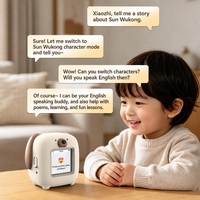 Jouet intelligent compagnon émotionnel IA, jouet interactif parlant pour enfants, pour les voyages, la pratique vocale, l'utilisation à domicile, robot IA
