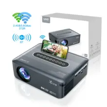 HOT X1 4K Smart Projector Quad Core Android 9.0 5G WIFI LED 8K Video Full HD 1080P LED Home Theater 4K Projectors