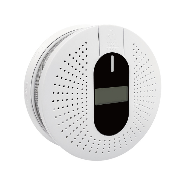 2 in 1 Fire Alarm Systems Security Home Wireless Co Gas Sensor House Smoke and Carbon Monoxide Detector Alarm