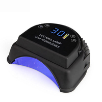 Sèche-ongles UV LED haute puissance sans fil rechargeable à séchage rapide avec écran LCD
