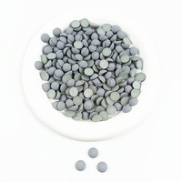 Perles demi-rondes en caoutchouc mat chic en gros - Cabochons à dos plat au toucher doux pour bijoux de créateur, pinces à cheveux, coques de téléphone, DIY