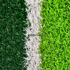 11 verde blanco 25mm fútbol barato estadio de fútbol césped artificial deportes suelo alfombra para campo de fútbol de línea blanca - Product Image 2