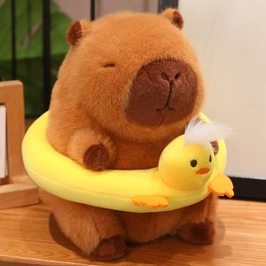 Capybara Plüsch tier Niedlich bestickte Ente Kaninchen Schwein Frosch mit Badeanzug Mesh Futter für Stress abbau Perfektes Geburtstags geschenk
