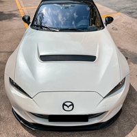 Nouveau capot moteur en fibre de carbone avec boulons pour MX5 ND Miata Cabriolet 2016-2022, directement de l'usine, installation facile